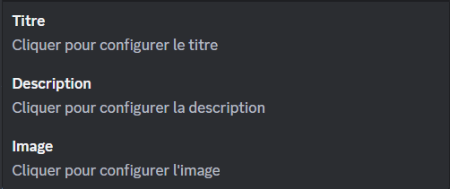 Configurer le Panneau de Suggestions