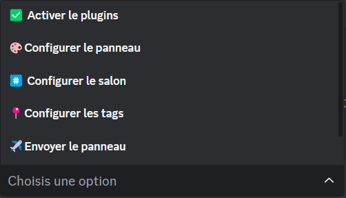 Options de Configuration